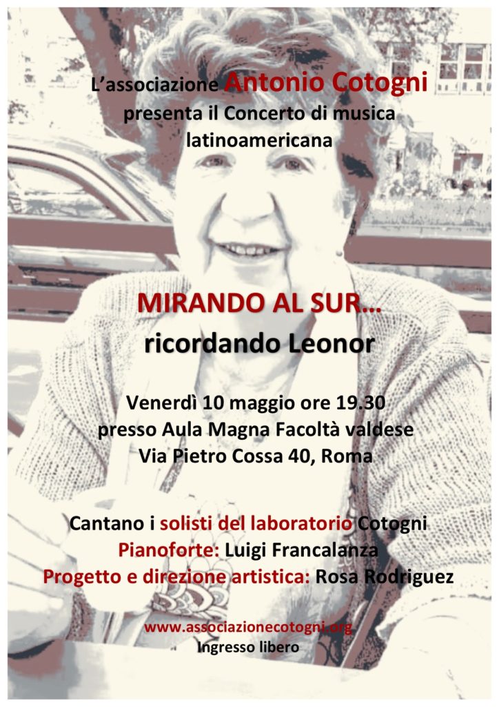 Mirando al Sur...ricordando Leonor