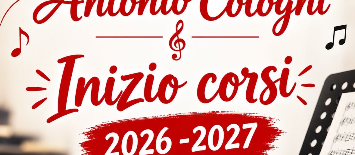 Inizio corsi associazione 2026- 2027